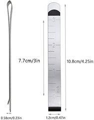SYGA 20Pcs Hemming Sewing Clips Stainless Steel 3 Inches Wonder Clips, Pinning, Dressmaking Sewing Accessories, Quilting Measurement Ruler Supplies Set of 20 Sewing Tool - Silver, 20 Pieces