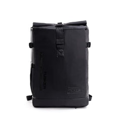 TRIPOLE Tusker Roller Top Laptop Backpack for Daily Use and Travelling | Water-repellent fabric, Anti Theft Pockets and Expandable size (Khaki)