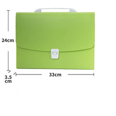 MOMISY Expanding Office Document File Folder, A4 Size 7 Compartment Portable Accordion Folder Expandable File Document Organiser Folders Plastic Bills Storage Box 33x24x3.5cm- Red