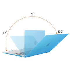 MOSISO Compatible with MacBook Air 13 inch Case 2021-2018 Release A2337 M1 A2179 A1932, Plastic Hard Shell&Keyboard Cover&Screen Film&Storage Bag for MacBook Air 13.3 inch Case, Deep Teal