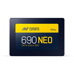 Ant Esports 690 Neo Sata 2.5" 512GB Internal Solid State Drive/SSD with SATA III Interface, 6Gb/s, Fast Performance, Read/Write - 520/450 MB/s, Quad Channel Controller compatible with PC and LAPTOP