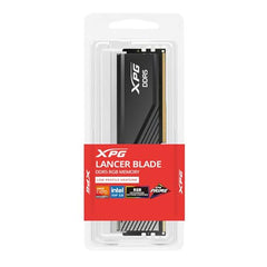 ADATA XPG Lancer Blade RGB 16GB (1 x 16GB) DDR5 6000MHz CL36 Desktop Memory RAM – Black | Gaming U-DIMM Memory Module | Intel & AMD Compatible (Black)