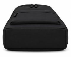 Bhoomika Casual Laptop Backpack with Front Pocket, Black
