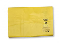 HEAN Bio Hazard Waste Disposal Bags, 20x24 inch, 75 Micron, Bio Medical Garbage Bags (Yellow - 10)