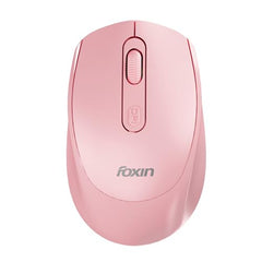 Foxin Flow Wireless Mouse with Rechargeable Battery, Bluetooth & 2.4 Ghz Dual Connectivity, 4 Buttons, Upto 1600 DPI, Type-C Charging | Ergonomic Office Mouse for Laptop, MacBook, PC | Green