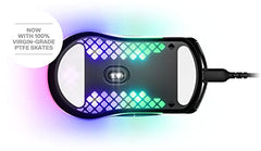 SteelSeries Aerox 3 Wireless Gen 2 - Ultralight 68g Gaming Mouse, 4K Polling, 26K DPI Optical Sensor, 200 Hours Battery Life, IP54, 80 Million Clicks, RGB, Pure PTFE Gliding Feet, Shadow