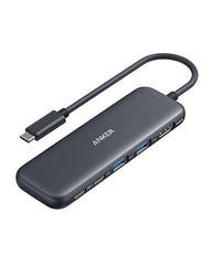 Anker USB C Hub, 332 USB-C Hub (5-in-1) with 4K HDMI Display, 5Gbps USB-C Data Port and 2 5Gbps USB-A Data Ports and for MacBook Pro, MacBook Air, Dell XPS, Lenovo Thinkpad, HP Laptops and More