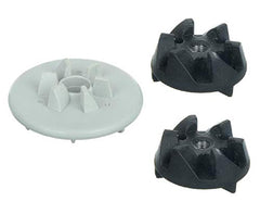 AJS spares- Motor & Jar Coupler Gear Set for "PANASONIC/NATIONAL PANASONIC" Mixer Grinders | Mixer Grinder Replacement Parts | Black, Grey (1Motor Coupler+ 2Jar Couplers)