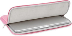 Meyaar Laptop Sleeve 13 Inch with Accessory Pouch, Soft Plush Fur Lined Zipper Case for MacBook Air 13.6” M2/M3/M4/M5, Pro 13”/14” M1–M5, Neo 13 (Black, for 13"/13.3" MacBook)