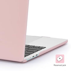 EooCoo Case for MacBook Air 15 inch M5 M4 M3 M2 2026-2023, Sparkly Clear