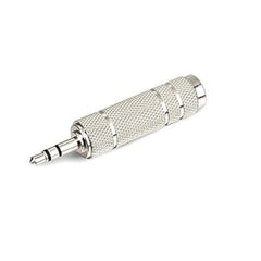 SeCro 3.5Mm Stereo Male To 6.3Mm Stereo Female Adapter Converter ((1 Pack) Silver), auxiliary
