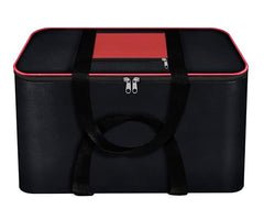 Storite 2 Pack Moisture Proof Nylon Underbed Storage Bag For Clothes Large | (54 x 46 x 28 cm) - BlackRed, Rectangular