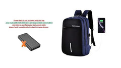 TRUE HUMAN® EMPEROR Premium HardShell Weekender Backpack 15.6 inch Padded USB Charging Port Laptop Office Travel College Business Bag Adjustable Shoulder Straps Daily Purpose for Men women Boys Girls