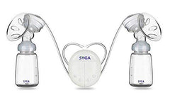 Syga Breast Pump Electric Double Breastpumps Storage Bottle