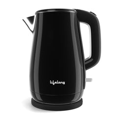 Lifelong Electric Kettle 1.5 Litre | 1350W Kettle | 304 Stainless Steel Inner Body | Cool Touch Body | Auto Shut-Off |Overheat Protection | Wide Mouth for Easy Cleaning | 360 degree Cordless Operation