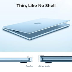 EooCoo Case for MacBook Air 13.6" Cover M5 M4 M3 M2 2026-2022 Light & Thin