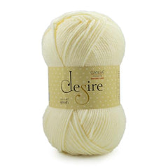 Ganga Acrowool Desire 100% Acrylic Aran Weight Yarn (Pack of 1 ball - 100g) – approx. 200mtr Premium Knitting & Crochet Yarn for Winter Sweaters, Scarves, Blankets | Medium Weight 4, UK 5 (5.5mm) Needle & UK 3 (6.5mm) Hook | Hypoallergenic, Hand Wash…