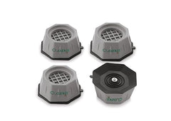 Clazkit Multi-Purpose Heavy Duty Stand Home Appliance Refrigerator/Washing Machine/Furniture/Fridge Stand, Grey (Pack of 4)