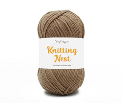Craft Affair | Knitting Nest Acrylic Yarn (200 Meter, 100 Grams, 2mm) / Woolen Yarn/Acrylic Yarn for Knitting and Crocheting-Olive