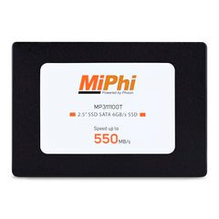 MiPhi MP100 SATA 1TB, Up to 550MB/s, 2.5 Inch/7 mm, 3Y Warranty, Internal Solid State Drive (SSD)