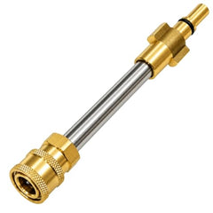 JPT Pressure Washer Gun Adapter, 1/4-Inch Quick Connect Fitting, Brass Build Adapter Compatible with Bosch High Pressure Washer