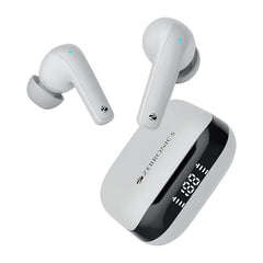 Zebronics Sound Bomb 7 Bluetooth TWS in Ear Earbuds with 60H Playtime, ENC Mic, Rapid Charge, Upto 50ms Gaming Mode, Flash Connect, Voice Assistant, Smooth Touch Control, BT v5.2, Type C (Blue)