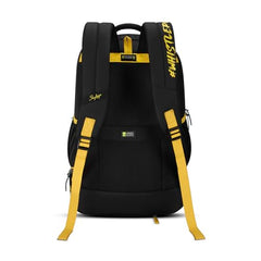 Skybags Namma 16.5" Compatible Laptop Backpack 40L | 2 Compartments with Quick-Access Front Pocket & Rain Cover | Tablet Sleeve & Side Bottle Pocket | CSK Travel Backpack for Men & Women (Black)