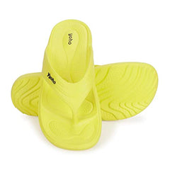 Yoho Drizzle Soft Slippers for Women, Mild Acupressure, Lightweight, Anti Skid & Slip, Diabetic Footwear for Woman, Home Wear Bathroom Chappal for ladies | Waterproof Monsoon & Rainy Footwear | Pastel Lavender - UK 5