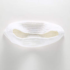 MOMISY Knitted Cocoon Nest New Born Baby Pod Sleeping Bag Photography Prop (White)