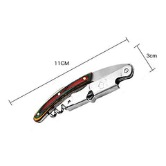 SYGA Three in one Wine Opener,Bottle Opener Made of Stainless Steel Black