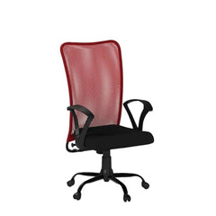 Green Soul Seoul X Office Chair, Mid Back Fabric Ergonomic Home Office Desk Chair with Comfortable & Spacious Seat, Rocking-tilt Mechanism & Heavy Duty Metal Base (Black)