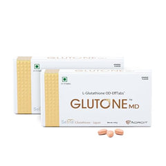 Glutone MD – Glutathione Mouth-Dissolving Tablets| Made with Setria L-Glutathione (Japan) 100mg| Radiant Glow & Even Skin Tone| Pack of 30 Tablets (Orange)