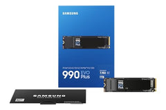 Samsung 990 EVO Plus SSD 1TB, PCIe Gen 4x4, Gen 5x2 M.2 2280, Speeds Up-to 7,150 MB/s, Upgrade Storage for PC/Laptops, HMB Technology and Intelligent Turbowrite 2.0, MZ-V9S1T0BW