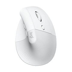 Logitech Lift Vertical Ergonomic Mouse, Wireless, Bluetooth or Logi Bolt USB Receiver, Quiet clicks, 4 Buttons, Compatible with Windows/macOS/iPadOS, Laptop, PC - Graphite