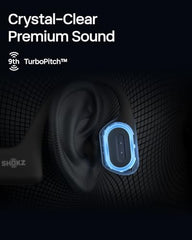 SHOKZ OpenRun Pro Bone Conduction Sports Headphones, Black