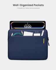 tomtoc Slim Laptop Sleeve for 14-inch MacBook Pro M2/M1 Pro/Max A2779 A2442 2023-2021, Water-Resistant Protective Case for 13-inch MacBook Air/Pro M2/M1 with a Hard Cover, Laptop Accessory Bag