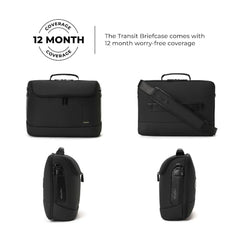 MOKOBARA Transit Briefcase 15.6 Inch Laptop Bag 15L Office Use Black