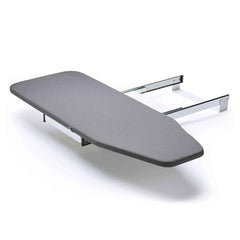 VOLO Pull Out Ironing Board | Retractable 180 Degree Swivel Foldable Ironing Station | Slide-Out Wardrobe Iron Board with Heat Resistant Cover | Space Saving Closet Organizer | Grey