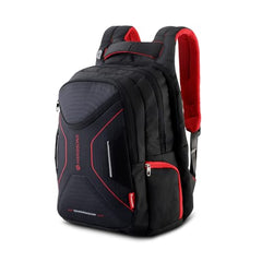 Glint Travel Laptop Backpack | 40L | Fits 15.6" Laptop | Water-Resistant Dobby Polyester | Anti-Theft Pocket, Rain Cover, Ergonomic Straps | Work, Travel & Commute (Grey & Teal)