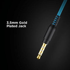 boAt Bassheads 900 Wired On Ear Headphones with Mic (Carbon Black)