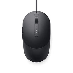 Dell Pro MS3220 Wired Mouse, Adjustable DPI at 400,800 (Default),1600, 3200, Scrolling Wheel, 5 Buttons, USB 2.0, 0.21 lb., Work Faster, Black