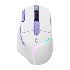 Kreo Hawk Gaming Mouse with Programmable Buttons & RGB Lighting | Top Pixart Sensor | Adjustable DPI with 1.5m Long Braided Cable and Optical Sensor | Lightweight & Durable (Hawk- Black)