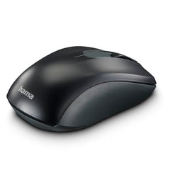 Hama AMW-200 Optical Wireless Mouse with Nano Receiver,1600 DPI Optical Sensor, 2.4GHz Connectivity, 3 Buttons Wireless Mouse - (Anthracite/Black)