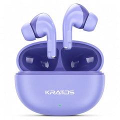 Kratos TW02 Ear Buds Wireless with 60H Playtime, Noise Isolation & Clear Calls, Bluetooth Earbuds with Voice Assistant, Ear Buds with Bluetooth V 5.3 & with Type C Fast Charging, IPX5 TWS Earphones