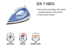 Bajaj Plastic 440304 1000-Watt Dry Iron (White), 1000 Watts, Pack of 1