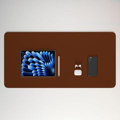 Scarters Desk Mat & Extended Mouse Pad 90x45cm | Reversible, Blue & Yellow