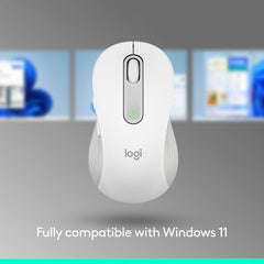 Logitech Signature M650 Wireless Mouse - for Small to Medium Sized Hands, 2-Year Battery, Silent Clicks, Customisable Side Buttons, Bluetooth -Graphite