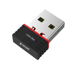 LAPCARE Bluetooth 4.2+ Dual-Band Wi-Fi USB Adapter | 650Mbps Wireless Nano Dongle | MU-MIMO Technology | Plug & Play for Windows | 2.4GHz & 5GHz Support (LWD-303)