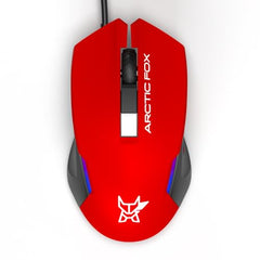 Arctic Fox Wired USB Gaming Mouse with Breathing Lights and DPI Upto 3600 (Charcoal Black)