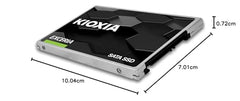 KIOXIA Former Toshiba Memory EXCERIA SATA SSD 960GB - 2.5 inches, 555MB/s Read & 540MB/s Write, Aluminum Shell,Equipped with BiCS Flash TLC Japanese Brand